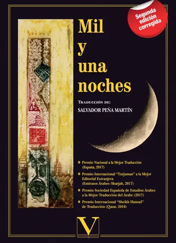Mil y una noches 2ª edición de Salvador Peña Martín, portada del libro