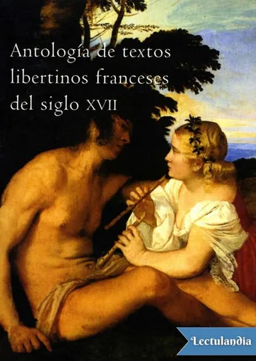 Antología de textos libertinos franceses del siglo XVII de Pedro Lomba, portada del libro