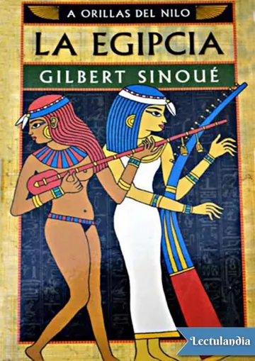 La Egipcia de Gilbert Sinoué, portada del libro