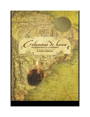 Columnas de humo de Álvaro Pandiani, portada del libro