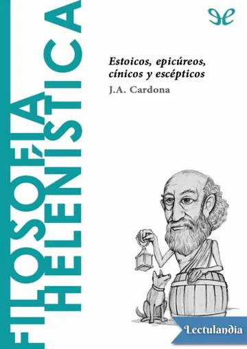 Filosofía Helenística de J. A. Cardona, portada del libro