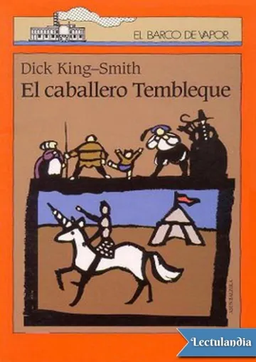 El caballero Tembleque de Dick King-Smith, portada del libro