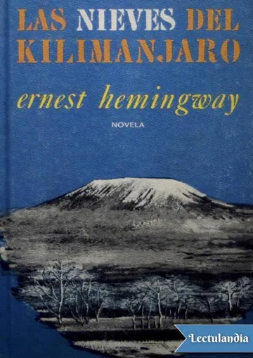 Las nieves del Kilimanjaro de Ernest Hemingway, portada del libro