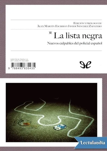La lista negra de AA. VV., portada del libro