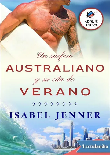 Un surfero australiano y su cita de verano de Isabel Jenner, portada del libro