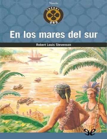 En los mares del sur de Robert Louis Stevenson, portada del libro