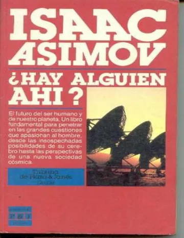 _Hay Alguien Ahi_ de Isaac Asimov, portada del libro