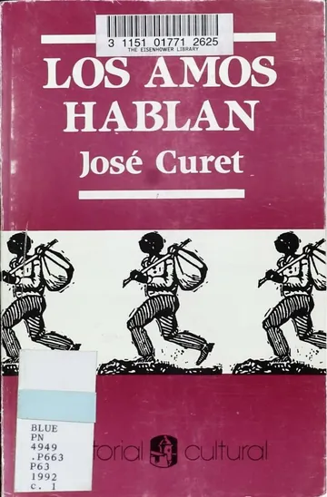 Los Amos hablan de Jose Curet, portada del libro