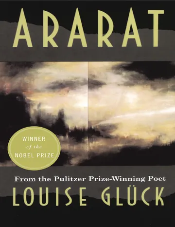 Ararat de Louise Gluck, portada del libro