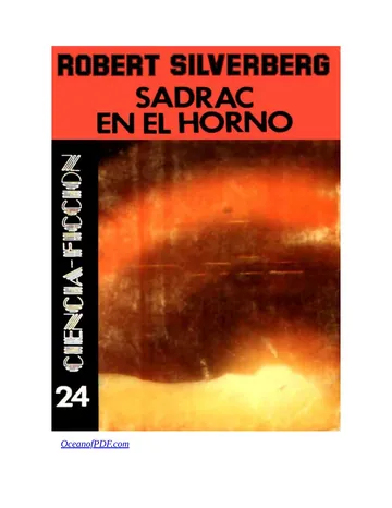 Sadrac en el horno de Robert Silverberg, portada del libro