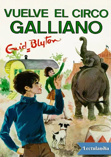 Vuelve el circo Galliano de Enid Blyton, portada del libro