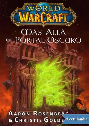Más allá del portal oscuro de Aaron Rosenberg, portada del libro