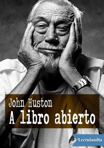 A libro abierto de John Huston, portada del libro