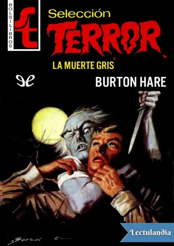 La muerte gris de Burton Hare, portada del libro