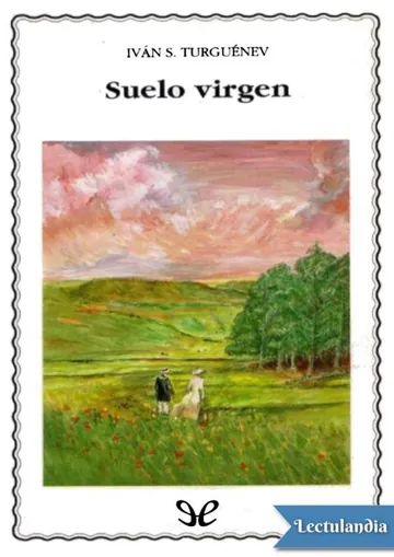 Suelo virgen de Ivan Sergueevich Turguenev, portada del libro