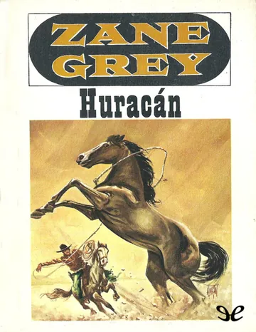 Huracán de Zane Grey, portada del libro