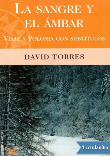 La sangre y el ámbar de David Torres, portada del libro