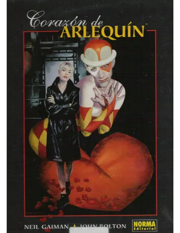 CORAZON DE ARLEQUIN NOVELA GRAFICA de JOHN BOLTON, portada del libro