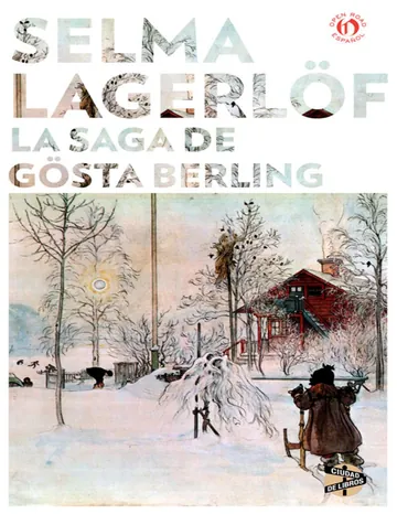 saga de Gösta Berling de Selma Lagerlof, portada del libro