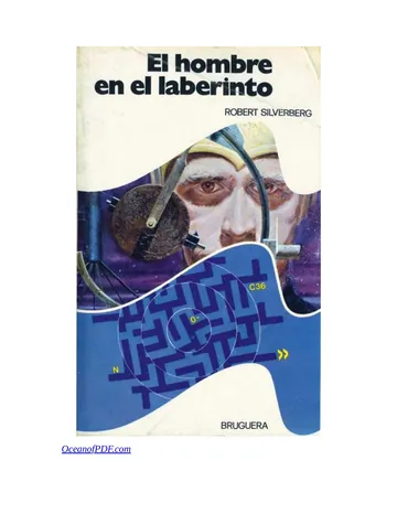 El Hombre en el Laberinto de Robert Silverberg, portada del libro
