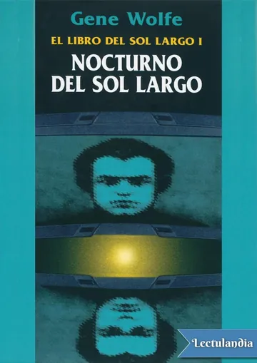 Nocturno del Sol Largo de Gene Wolfe, portada del libro