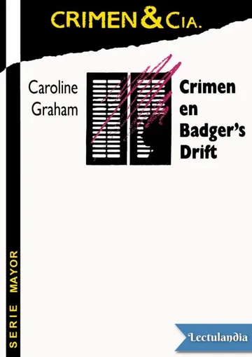 Crimen en Badger’s Drift de Caroline Graham, portada del libro