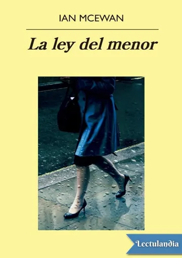 La ley del menor de Ian McEwan, portada del libro