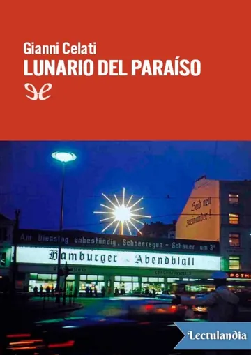 Lunario del paraíso de Gianni Celati, portada del libro