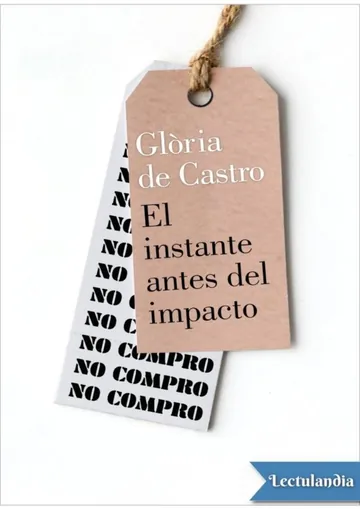 El instante antes del impacto de Glòria de Castro, portada del libro