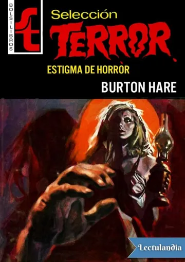 Estigma de horror de Burton Hare, portada del libro