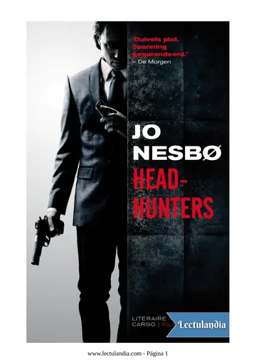 Headhunters de Jo Nesbø, portada del libro