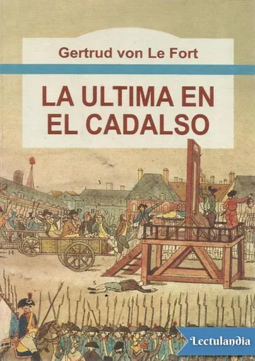 La última en el cadalso de Gertrud von Le Fort, portada del libro