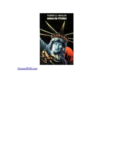 Amos de Títeres de Robert A. Heinlein, portada del libro