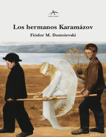 Los hermanos Karamázov de Fiódor Mijáilovich Dostoievski, portada del libro