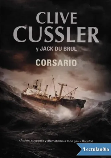Corsario de Clive Cussler, portada del libro