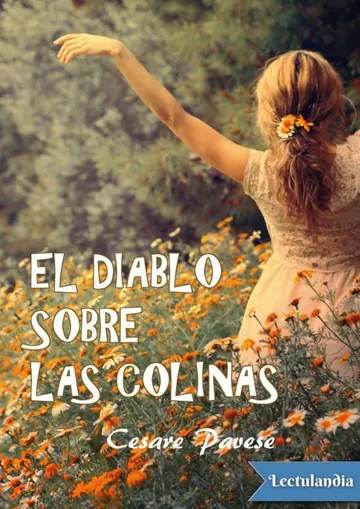 El diablo sobre las colinas de Cesare Pavese, portada del libro