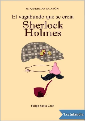 El vagabundo que se creía Sherlock Holmes de Felipe Santa-Cruz Martínez-Alcalá, portada del libro