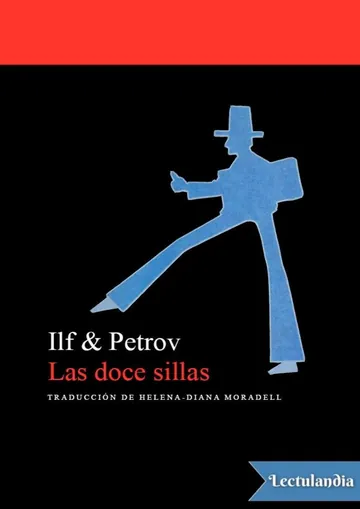 Las doce sillas de Iliá Ilf, portada del libro