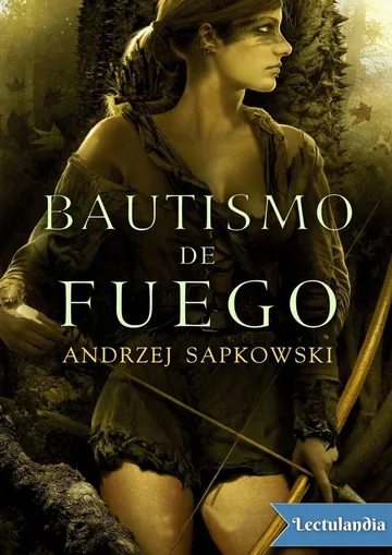 Bautismo de fuego de Andrzej Sapkowski, portada del libro