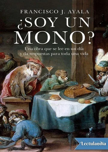 ¿Soy un mono? de Francisco J. Ayala, portada del libro