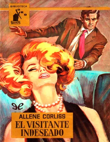 El visitante indeseado de Allene Corliss, portada del libro
