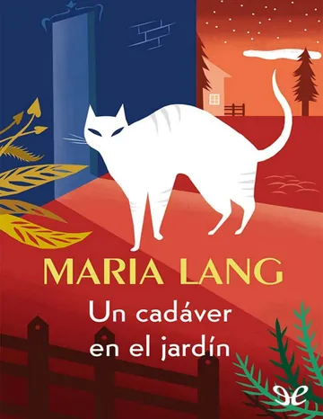 Un cadáver en el jardín de Maria Lang, portada del libro