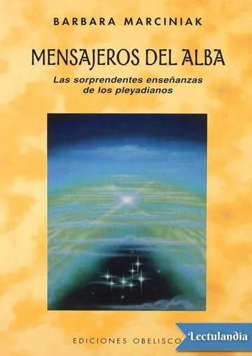 Mensajeros del Alba de Barbara Marciniak, portada del libro