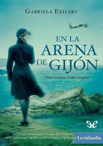 En la arena de Gijón de Gabriela Exilart, portada del libro