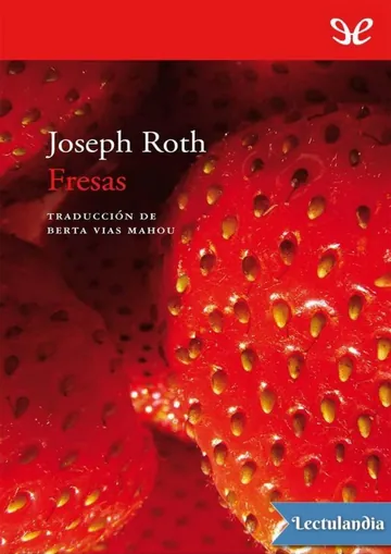Fresas de Joseph Roth, portada del libro