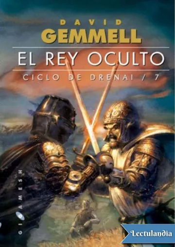 Héroe en la sombra de David Gemmell, portada del libro