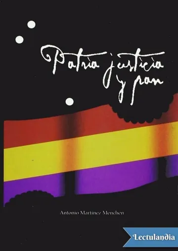 Patria, justicia y pan de Antonio Martínez Menchén, portada del libro
