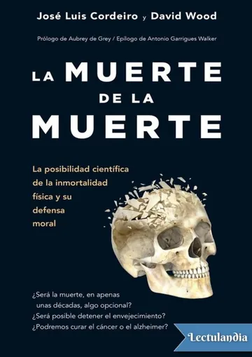 La muerte de la muerte de Jose Luis Cordeiro, portada del libro