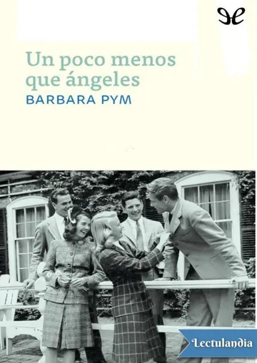 Un poco menos que ángeles de Barbara Pym, portada del libro