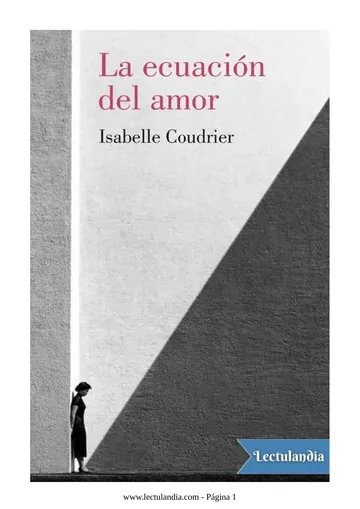 La ecuación del amor de Isabelle Coudrier, portada del libro